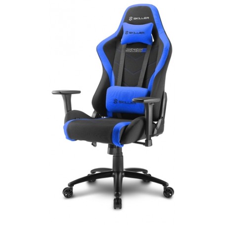 Sharkoon SKILLER SGS2 Sedia da gaming per PC Seduta imbottita Nero, Blu (SKILLER SGS2 BLACK/BLUE)