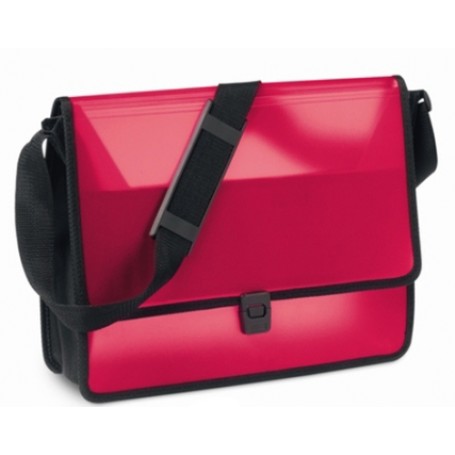 Niji 5149-R cartella Tessuto, Polipropilene (PP) Rosso, Trasparente (5149-R)