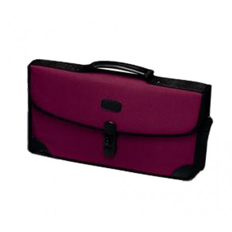 Niji 116-BX cartella Tessuto Nero, Bordeaux (116-BX)
