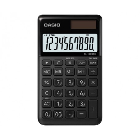 Casio SL-1000SC-BK calcolatrice Tasca Calcolatrice di base Nero (SL-1000SC-BK)
