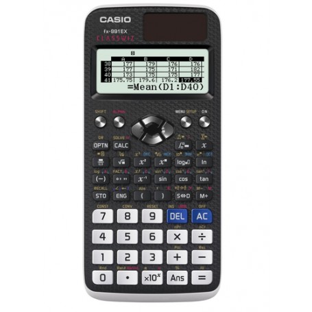 Casio FX-991EX calcolatrice Tasca Calcolatrice scientifica Nero, Bianco (FX-991EX)