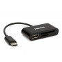 Hamlet XZR100UC lettore di schede USB 2.0 Type-C Nero (XZR100UC)