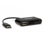Hamlet XZR100UC lettore di schede USB 2.0 Type-C Nero (XZR100UC)