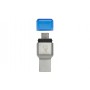 Kingston Technology MobileLite Duo 3C lettore di schede USB 3.2 Gen 1 (3.1 Gen 1) Type-A/Type-C Blu, Argento (FCR-ML3C)