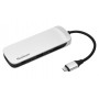 Kingston Technology Nucleum USB 3.2 Gen 1 (3.1 Gen 1) Type-C 5000 Mbit/s Argento (C-HUBC1-SR-EN)