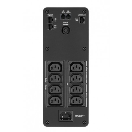 APC BACK UPS PRO BR 1200VA A linea interattiva 720 W 8 presa(e) AC (BR1200SI)