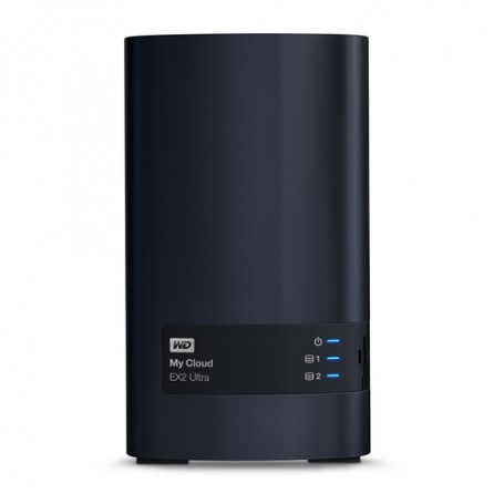 Western Digital My Cloud EX2 Ultra NAS Desktop Collegamento ethernet LAN Nero Armada 385 (WDBVBZ0000NCH-EESN)