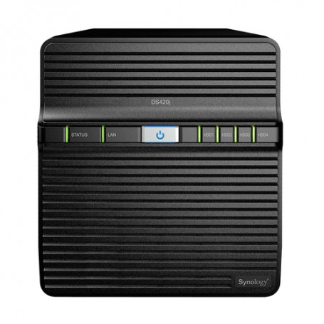 Synology DiskStation DS420J server NAS e di archiviazione Compatta Collegamento ethernet LAN Nero RTD1296 (DS420J)