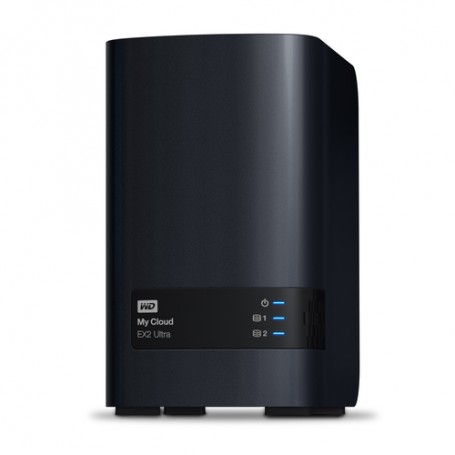 Western Digital My Cloud EX2 Ultra NAS Desktop Collegamento ethernet LAN Nero Armada 385 (WDBVBZ0080JCH-EESN)