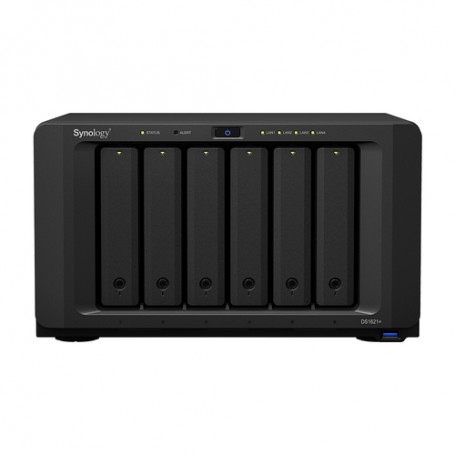 Synology DiskStation DS1621+ server NAS e di archiviazione Desktop Collegamento ethernet LAN Nero V1500B (DS1621+)