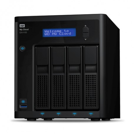 Western Digital My Cloud Pro My Cloud EX4100 NAS Desktop Collegamento ethernet LAN Nero Armada 388 (WDBWZE0560KBK-EESN)
