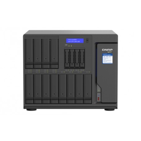 QNAP TVS-h1688X NAS Tower Collegamento ethernet LAN Nero (TVS-H1688X-W1250-32G)