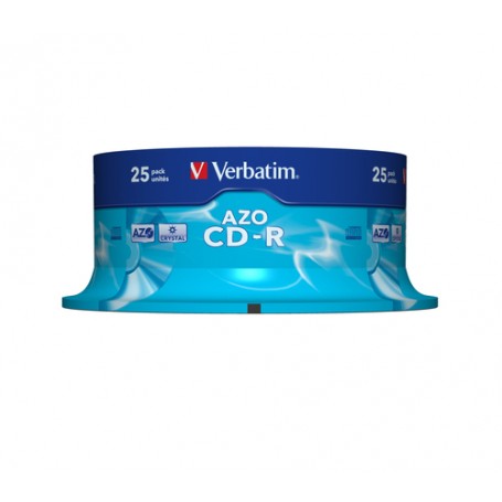 Verbatim CD-R AZO Crystal 700 MB 25 pz (43352)