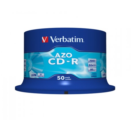 Verbatim CD-R AZO Crystal 700 MB 50 pz (43343)