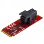 StarTech.com Scheda Adattatore PCI Express 3.0 U.2 (SFF-8643) a M.2 per SSD NVMe U.2 da 2,5" (M2E4SFF8643)