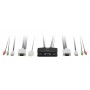 LevelOne KVM-0223 switch per keyboard-video-mouse (kvm) Nero (KVM-0223)