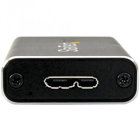 StarTech.com Box Esterno mSATA in alluminio USB 3.1 (10Gbps) (SMS1BMU313)