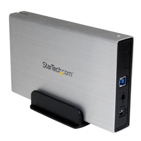 StarTech.com Enclosure per dischi rigidi esterni SATA III 3,5" USB 3.0 con UASP color argento– HDD esterno portat (S3510SMU33)