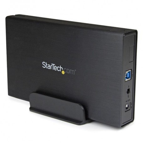 StarTech.com Box esterno per disco rigido SATA III da 3,5" USB 3.0 nero con UASP per SATA 6 Gbps – HDD esterno po (S3510BMU33)
