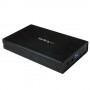 StarTech.com Box esterno per disco rigido SATA III da 3,5" USB 3.0 nero con UASP per SATA 6 Gbps – HDD esterno po (S3510BMU33)