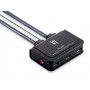 LevelOne KVM-0290 switch per keyboard-video-mouse (kvm) Nero, Grigio (KVM-0290)