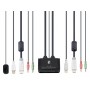 LevelOne KVM-0290 switch per keyboard-video-mouse (kvm) Nero, Grigio (KVM-0290)