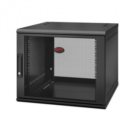 APC NetShelter WX 9U Single Hinged Wall-mount Enclosure 600mm Deep Da parete Nero (AR109SH6)