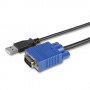 StarTech.com Adattatore Crash Cart portatile console KVM a USB 2.0 del laptop con trasferimento di file e Acquisizi (NOTECONS02)