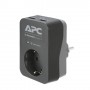 APC PME1WU2B-GR protezione da sovraccarico Nero, Grigio 1 presa(e) AC 230 V (PME1WU2B-GR)