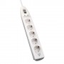 V7 Stabilizzatore di tensione a 5 prese Schuko casa/ufficio, cavo di 1,8 m, 1050 joule, bianco (SA0503WUSB-8E5)