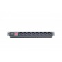 ITRack 309139 unità di distribuzione dell'energia (PDU) 8 presa(e) AC 1U Nero (309139)