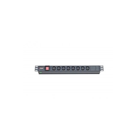 ITRack 309146 unità di distribuzione dell'energia (PDU) 8 presa(e) AC 1U Nero (309146)