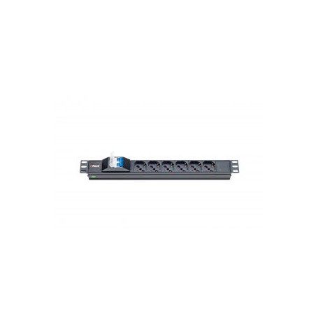 ITRack 309140 unità di distribuzione dell'energia (PDU) 6 presa(e) AC 1U Nero (309140)