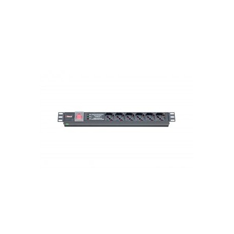 ITRack 309145 unità di distribuzione dell'energia (PDU) 6 presa(e) AC 1U Nero (309145)