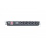ITRack 309145 unità di distribuzione dell'energia (PDU) 6 presa(e) AC 1U Nero (309145)