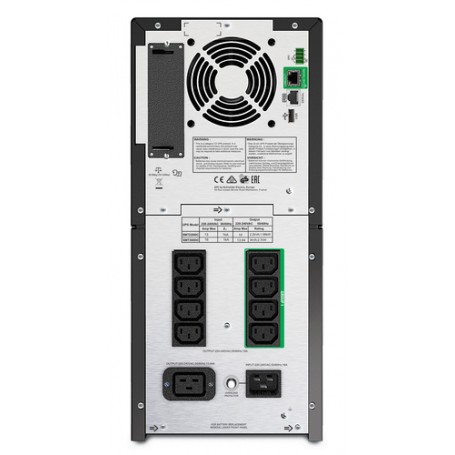 APC Smart-UPS 2200VA A linea interattiva 2,2 kVA 1980 W 9 presa(e) AC (SMT2200IC)