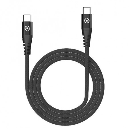 Celly USBCUSBCNYLBK cavo USB 1 m USB C Nero (USBCUSBCNYLBK)