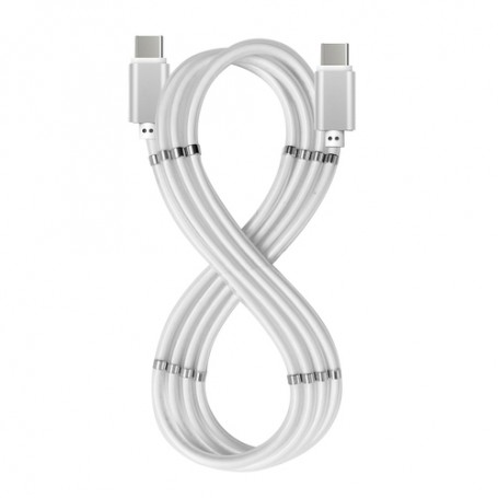 Celly USBCUSBCMAGWH cavo USB 1 m USB 3.2 Gen 1 (3.1 Gen 1) USB C Bianco (USBCUSBCMAGWH)