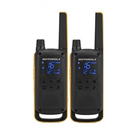 Motorola Talkabout T82 Extreme Twin Pack ricetrasmittente 16 canali Nero, Arancione (59T82EXRSMPACK)