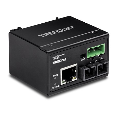Trendnet TI-F10S30 convertitore multimediale di rete 200 Mbit/s 1310 nm Modalità singola Nero (TI-F10S30)