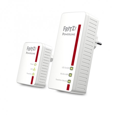 FRITZ! Powerline 540E WLAN Set International 500 Mbit/s Collegamento ethernet LAN Wi-Fi Bianco 2 pz (20002684)