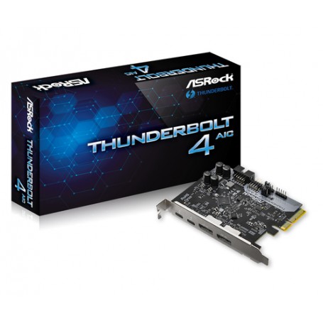 Asrock Thunderbolt 4 AIC scheda di interfaccia e adattatore Interno Thunderbolt 4, DisplayPort (90-MCA0N0-00UAYZ)
