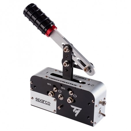 Thrustmaster TSS Handbrake Sparco Mod Nero, Acciaio inossidabile Freno a mano Analogico PC, PlayStation 4, Xbox One (4060107)