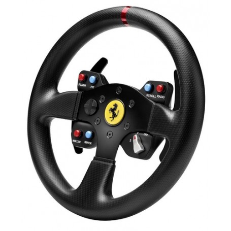 Thrustmaster Ferrari 458 Challenge Wheel Add-On Nero USB 2.0 Volante PC, Playstation 3 (4060047)