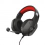 Trust GXT 323 Carus Auricolare Cablato A Padiglione Giocare Nero, Rosso (23652)
