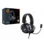 Conceptronic ATHAN02B cuffia e auricolare Cablato A Padiglione Giocare USB tipo A Nero (ATHAN02B)