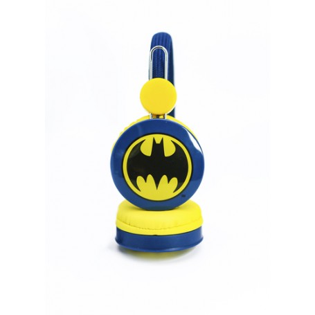 OTL Technologies DC Comics Batman Caped Crusader Cuffie Cablato A Padiglione MUSICA Blu (DC0748)
