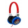 OTL Technologies Super Mario Cuffie Cablato A Padiglione MUSICA Blu, Rosso (SM0666)