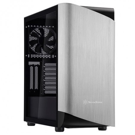 Silverstone SETA A1 Midi Tower Nero, Argento (SST-SEA1SB-G)