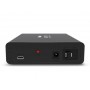 Hamlet Box esterno USB 3.0 per Hard Disk SATA 2,5 velocità di trasferimento fino a 5Gbps (HXD35TCU31)